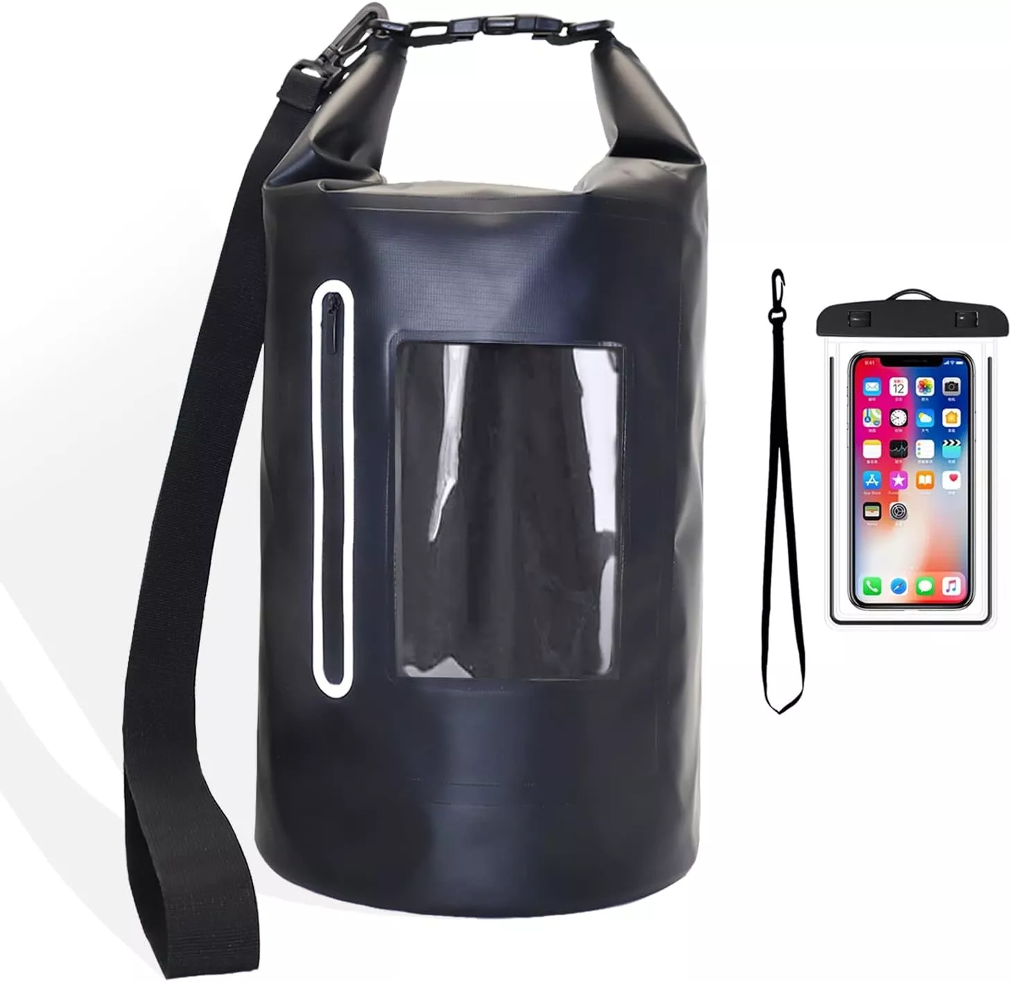 15L Faraday Bags with Waterproof Phone Pouch, Faraday Cage for Signal Blocking, Faraday Key Fob Protector, Anti-Theft Anti-Tracking GPS RFID Waterproof Dry Bag