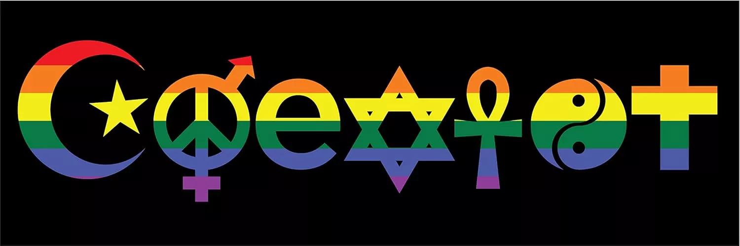 | Coexist Bumper Sticker | 12″ x 4″