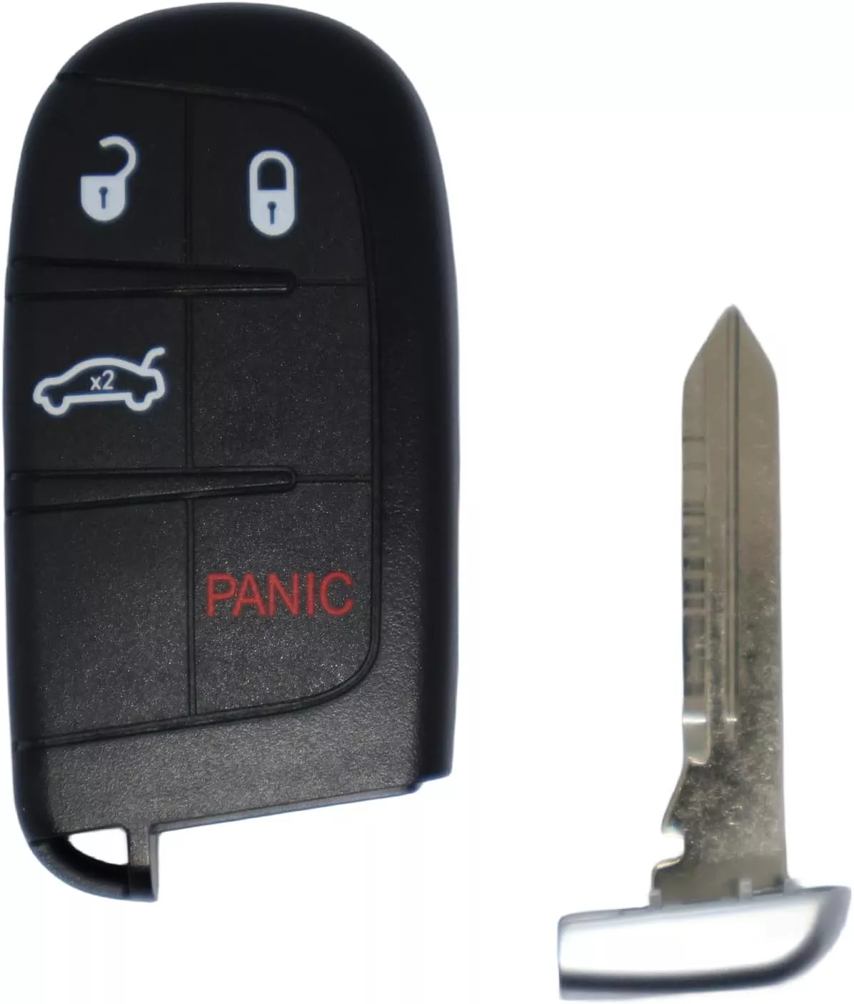 M3M-40821302 433 Mhz 5 Button Keyless Entry Remote Key Fob for Dodge Charger 2019-2021 for Dodge Challenger 2019-2021 Replace 68394196AA 68155686AB 68394190AA